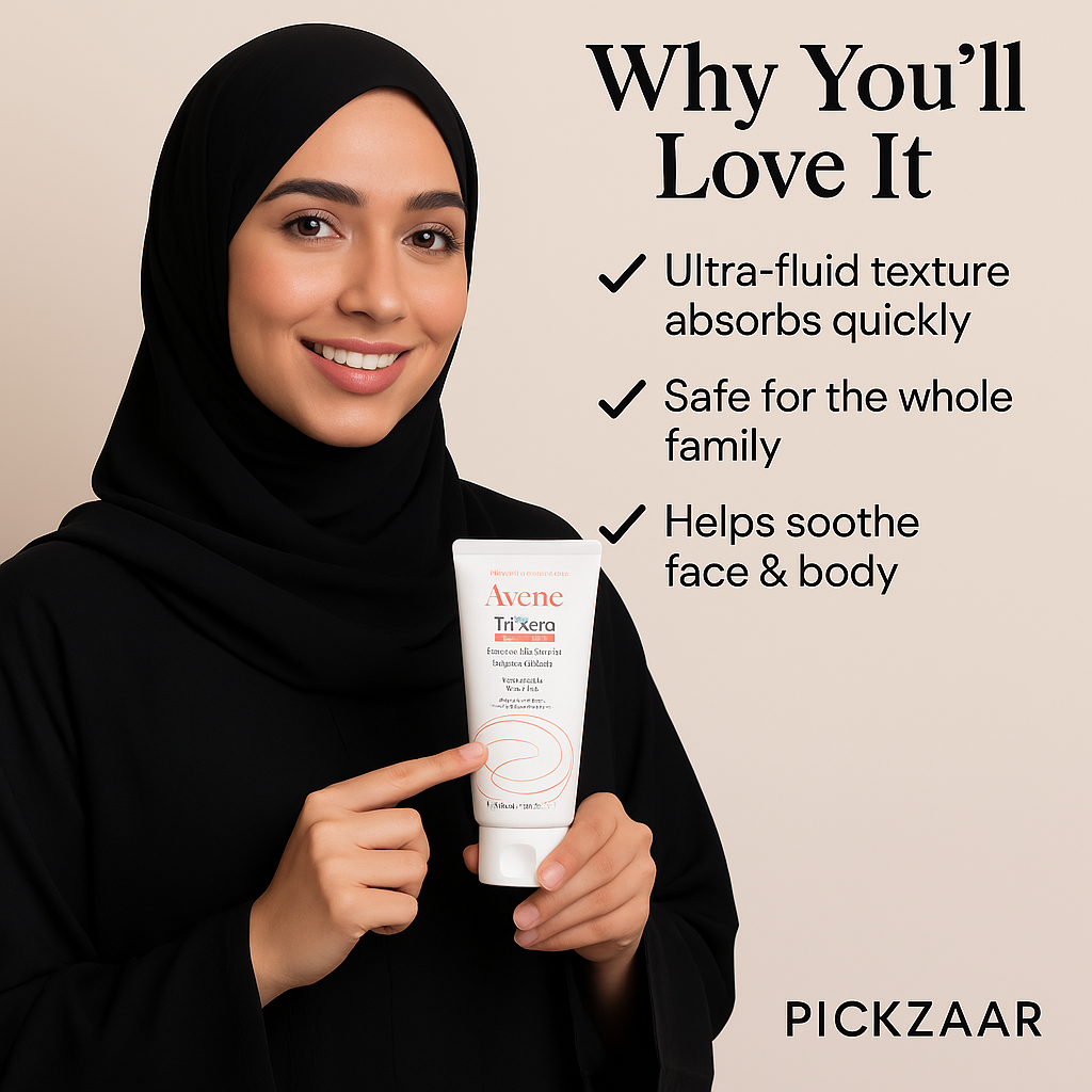 Avène TriXéra Nutrition Nutri-Fluid Balm – 200ml 48-Hour Hydration Balm for Sensitive, Dry to Very Dry Skin – Face & Body