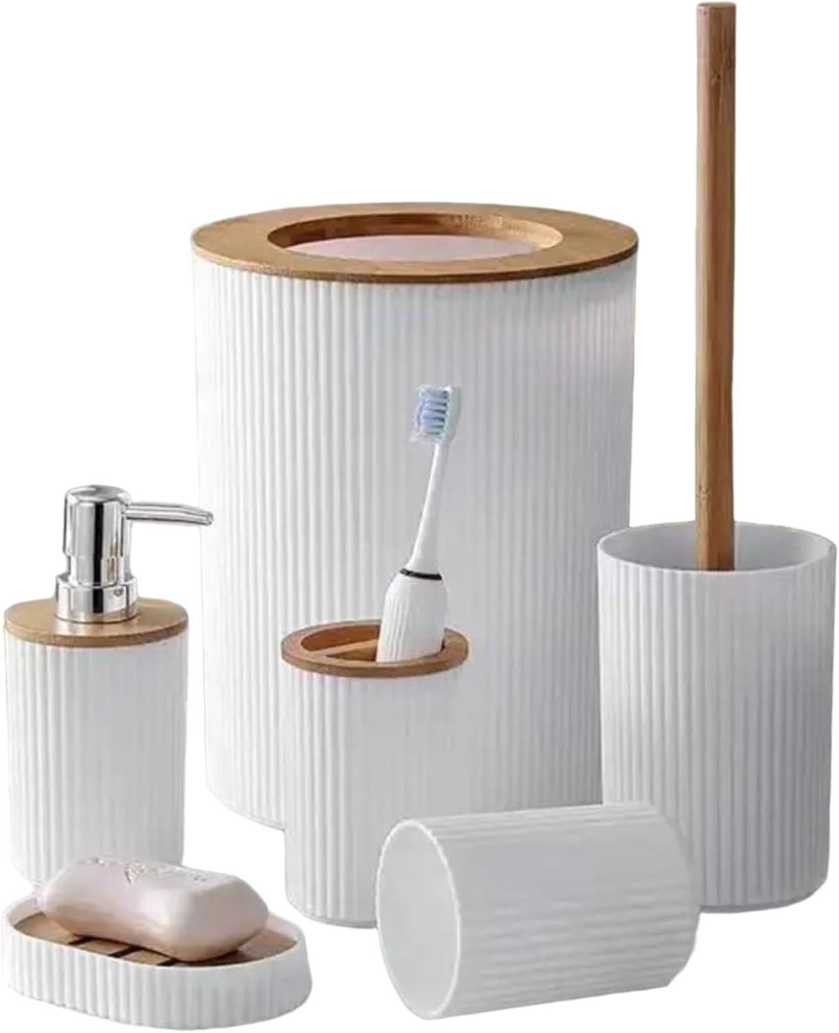 Bathroom Accessories Set 6 Pieces – Stylish & Functional