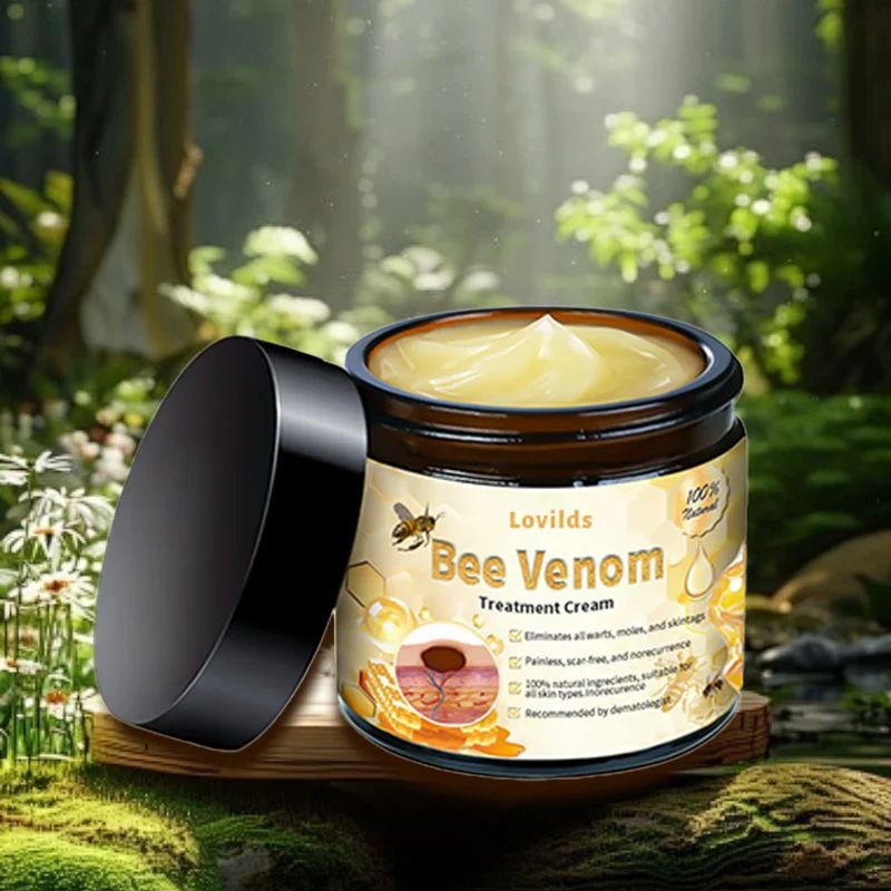 Bee Skin Elixir – Natural Bee Venom & Herbal Acne Cream for Clear Skin, (60g