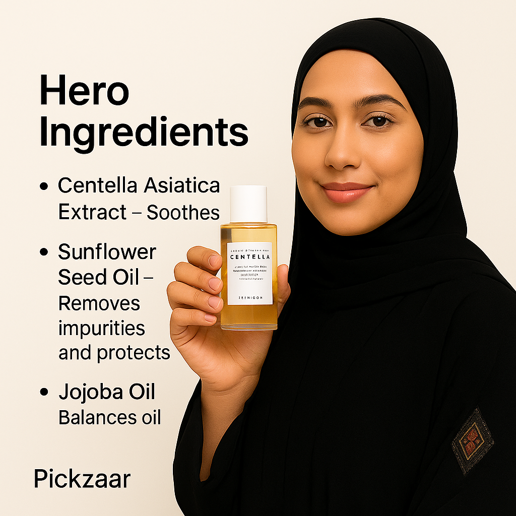 SKIN1004 Centella Light Cleansing Oil – 30ml Melt the day away—gently and effectively