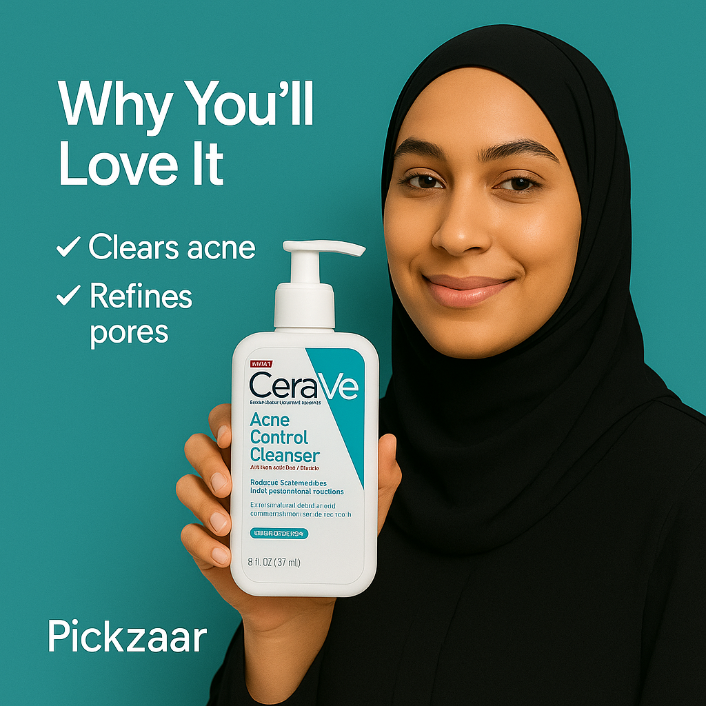 CeraVe Acne Control Cleanser – 237ml Deep Cleanse, Clearer Skin Stronger Barrier