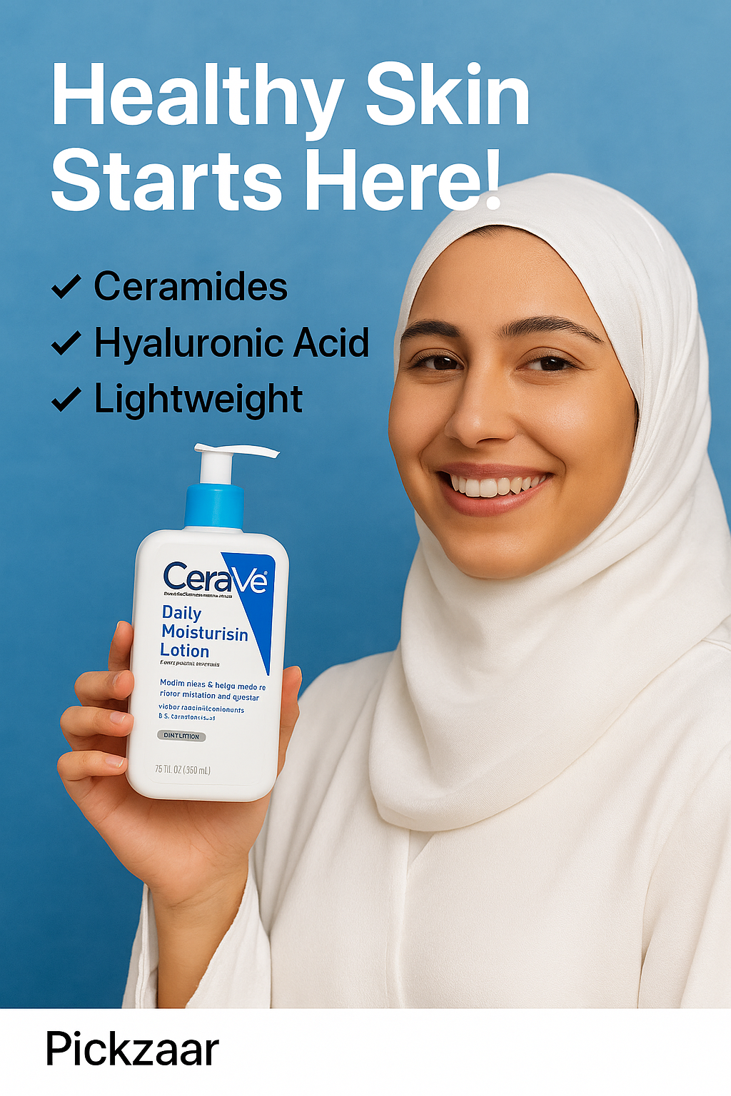 لوشن سيرافي المرطب اليومي مع السيراميد وحمض الهيالورونيك - ٣٥٥ مل | ترطيب يدوم ٢٤ ساعة للوجه والجسم