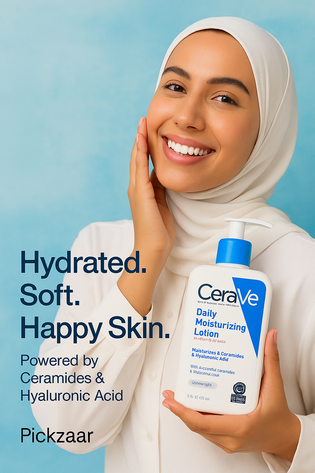 لوشن سيرافي المرطب اليومي مع السيراميد وحمض الهيالورونيك - ٣٥٥ مل | ترطيب يدوم ٢٤ ساعة للوجه والجسم