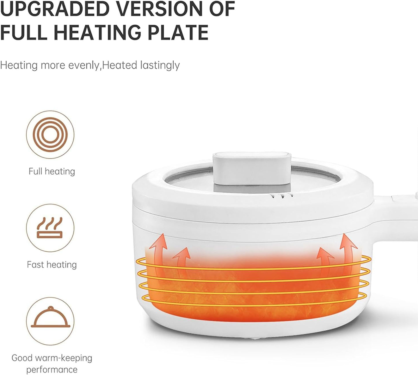 800W Mini Electric Cooker – Portable Hot Pot for Fast Cooking UAE