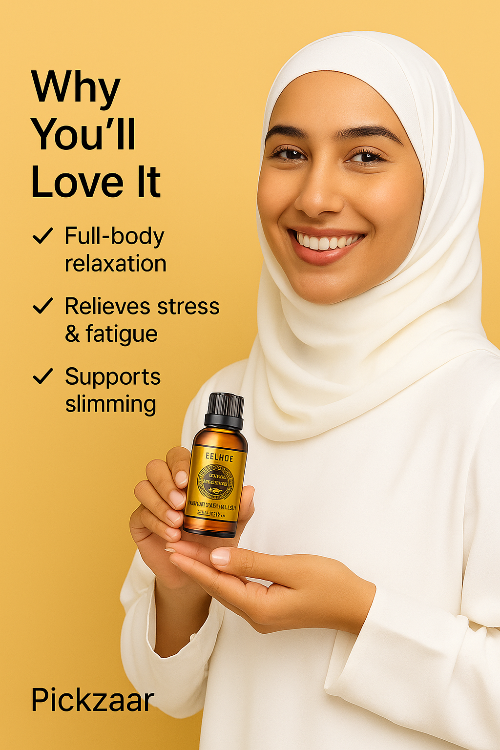 EELHOE Belly Drainage Ginger Essential Oil – 30ml Relieve, Relax & Reshape – Naturally