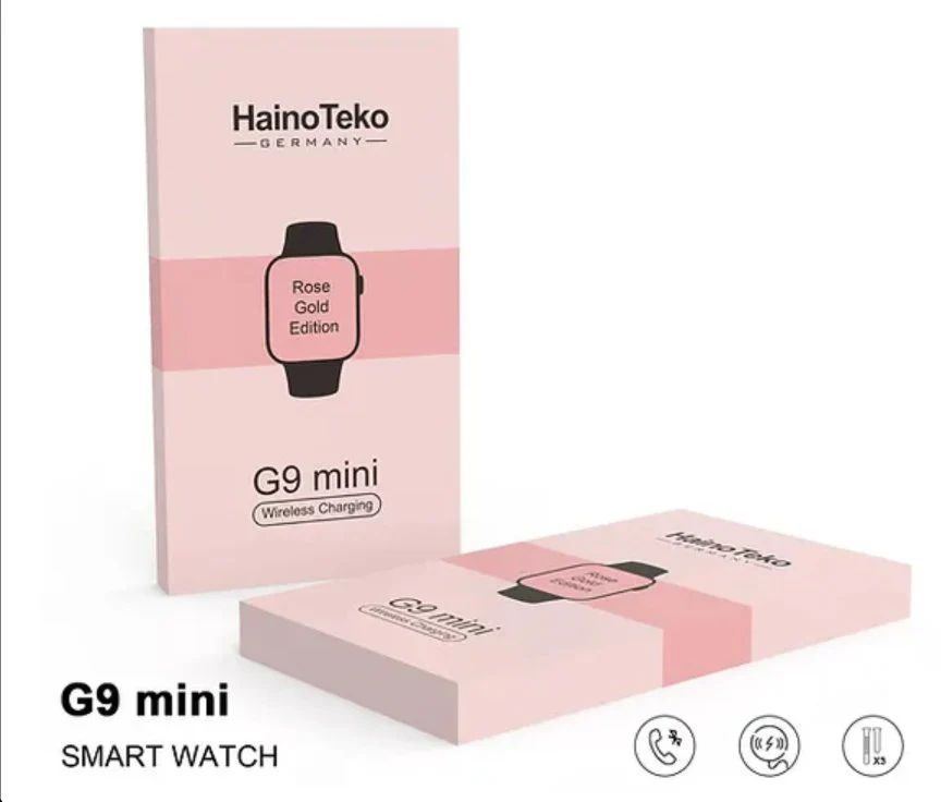 Haino Teko G9 Mini Rose Gold Smart Watch | Ladies Smartwatch