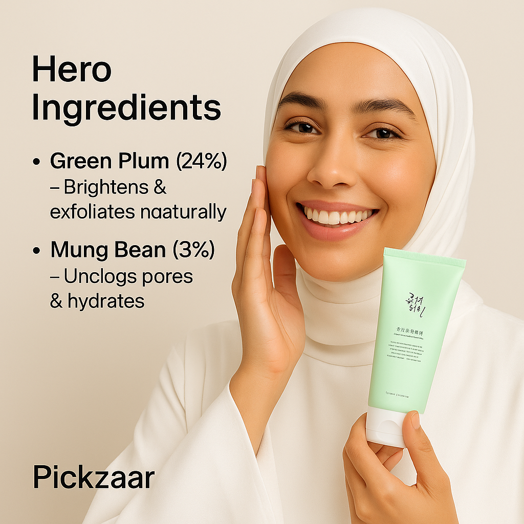 Beauty of Joseon Green Plum Refreshing Cleanser – 100ml | Gentle, Moisturizing Daily Gel Cleanser