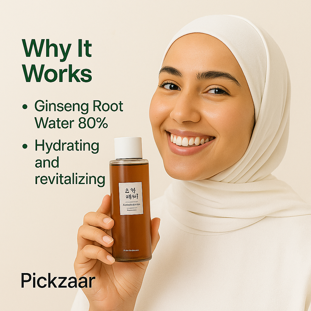 Beauty of Joseon Ginseng Essence Water – 150ml 80% Ginseng Water | Hydrating, Brightening & Nourishing Korean Essence