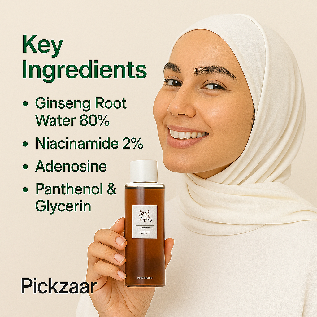 Beauty of Joseon Ginseng Essence Water – 150ml 80% Ginseng Water | Hydrating, Brightening & Nourishing Korean Essence