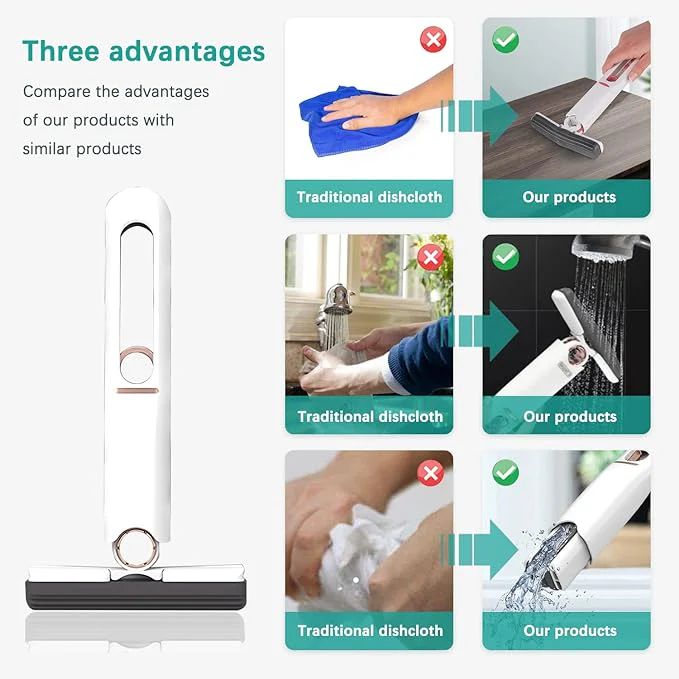 Portable Self Mini Mop – Self-Squeeze Small Mop for Home Cleaning UAE