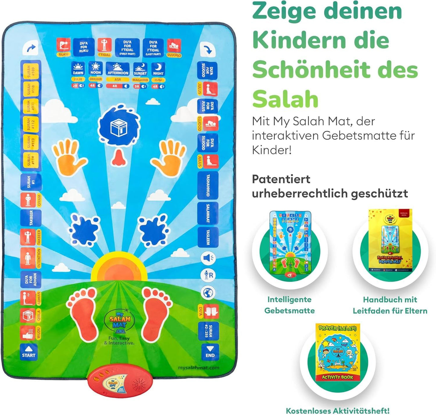 Kids Smart Touch Prayer Mat – Interactive Islamic Learning