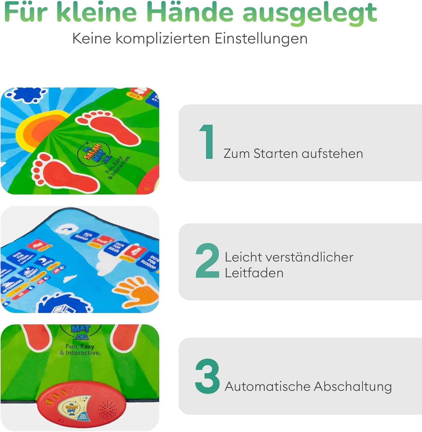 Kids Smart Touch Prayer Mat – Interactive Islamic Learning