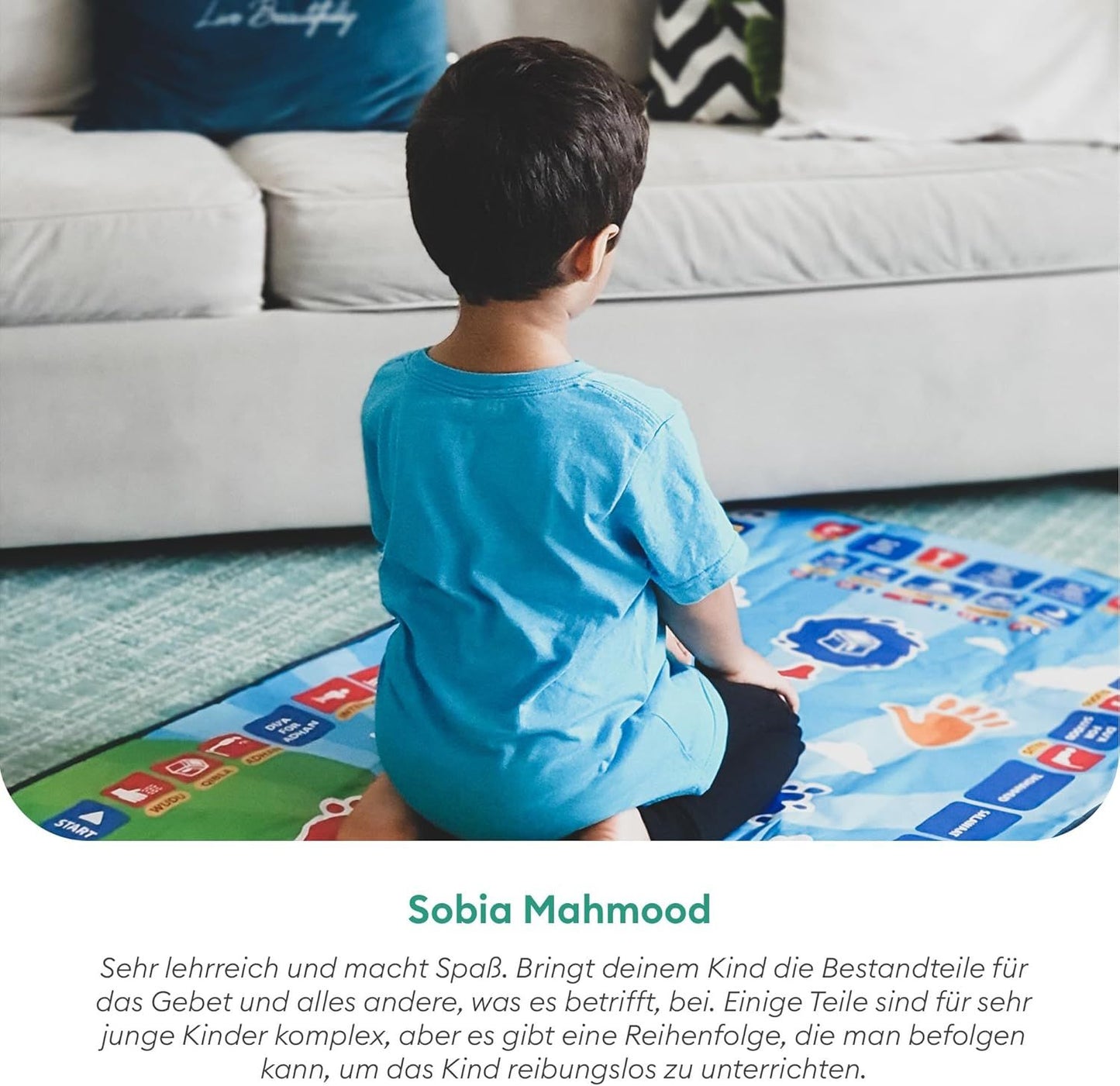 Kids Smart Touch Prayer Mat – Interactive Islamic Learning