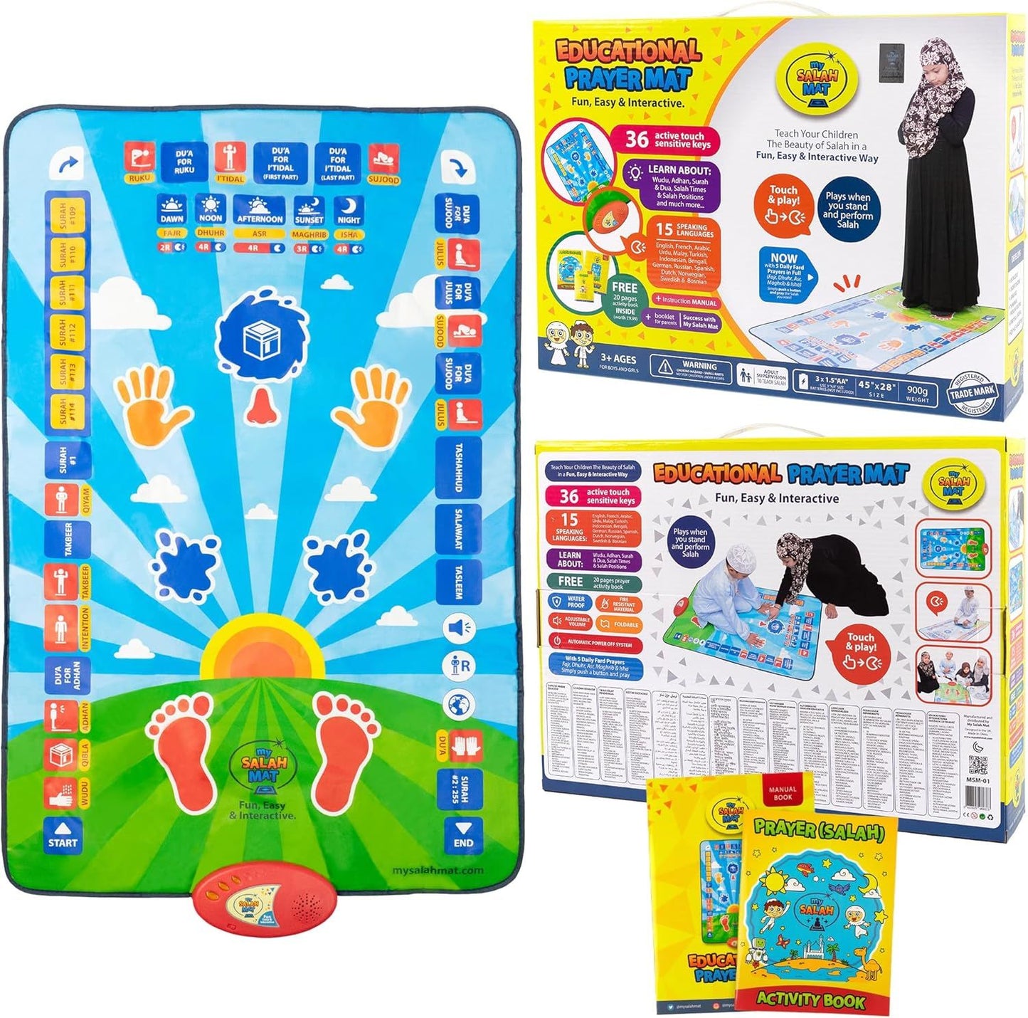 Kids Smart Touch Prayer Mat – Interactive Islamic Learning