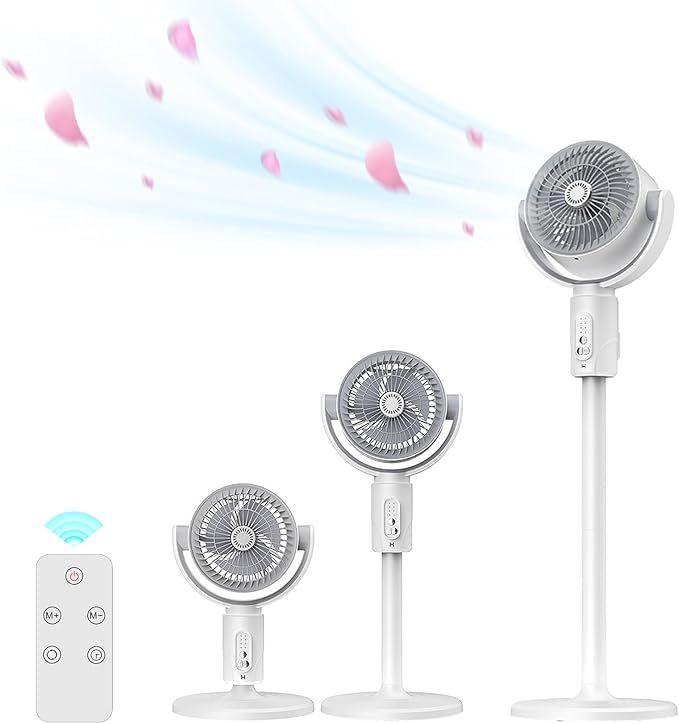 AirFlo 43" Smart Standing Fan – Silent 29dB | Adjustable Height | Bedroom Fan UAE