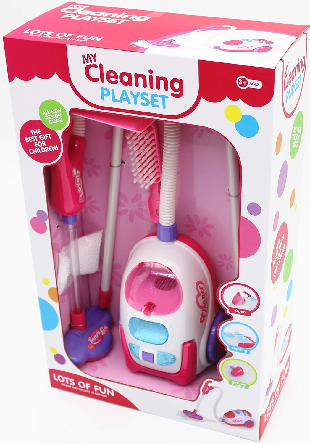 Children’s Vacuum Cleaner Toy with Cleaning Kit – Educational Playset for Kids 3+ | Safe & Interactive Gift