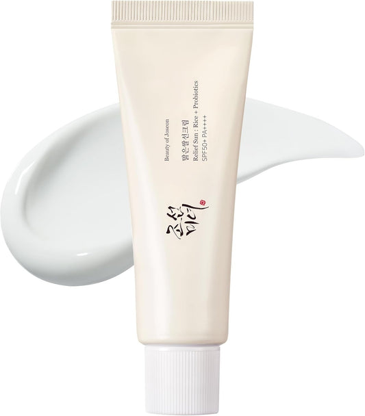 Relief Sun Rice + Probiotics SPF 50+ Sunscreen – Brighten & Protect | 50 ml
