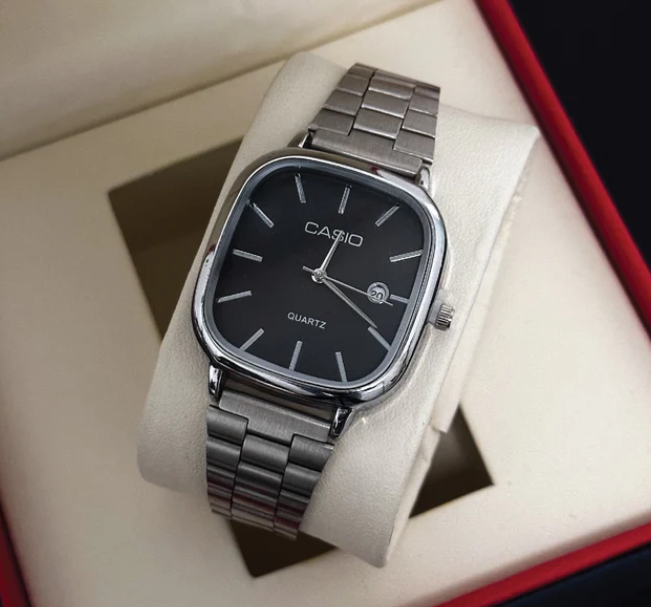 Casio Vintage Men’s Watch – Classic Silver ساعة رجالية كلاسيك (KSA)