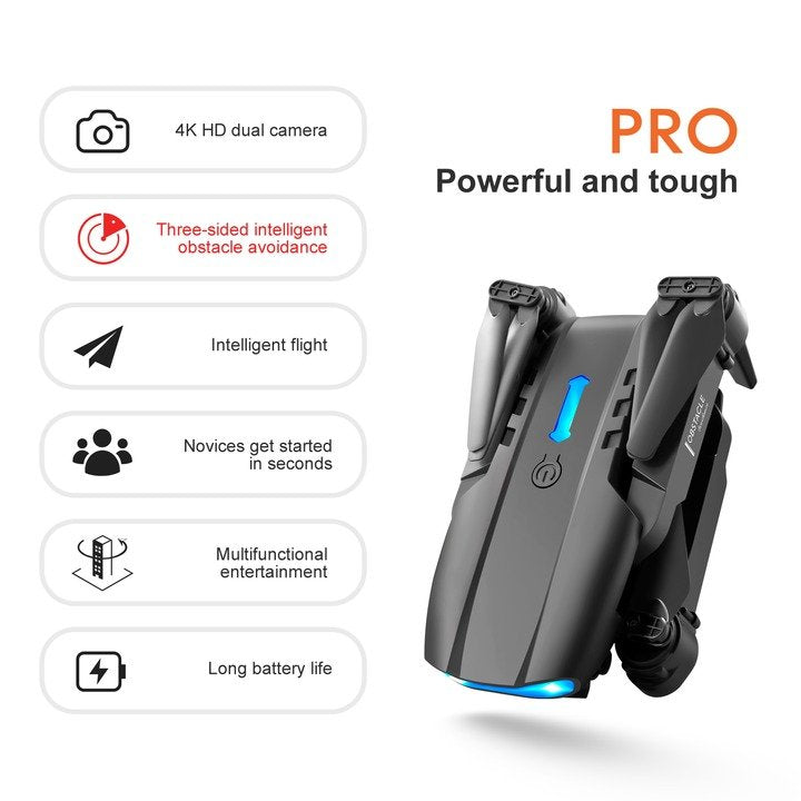 4K HD Dual Camera Drone – FPV Remote Control Drone with 6-Axis Gyro for Indoor & Outdoor