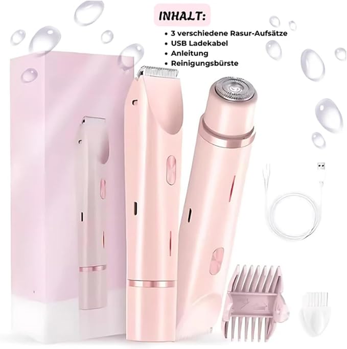 Silky Splash Vamaro Shaver – 2-in-1 Women’s Electric Razor & Trimmer UAE