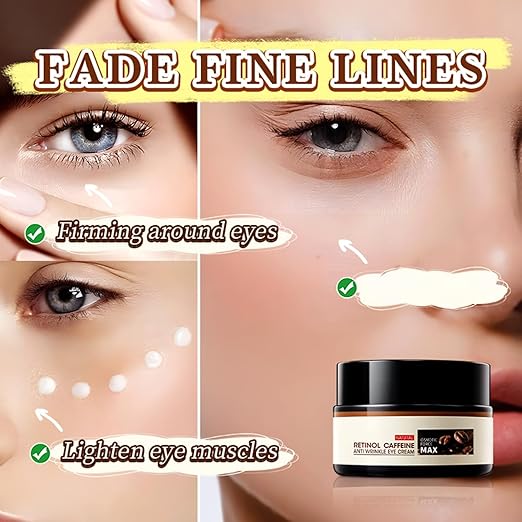 SADOER Retinol Caffeine Eye Cream – Anti-Wrinkle Hydrating UAE | Pickzaar