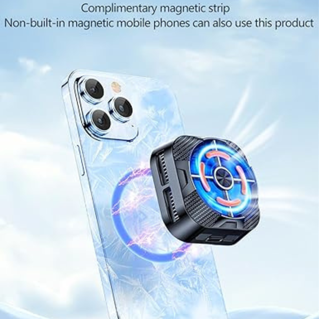 Turbo Mobile Cooling Fan – High-Speed RGB | Phone Cooler UAE