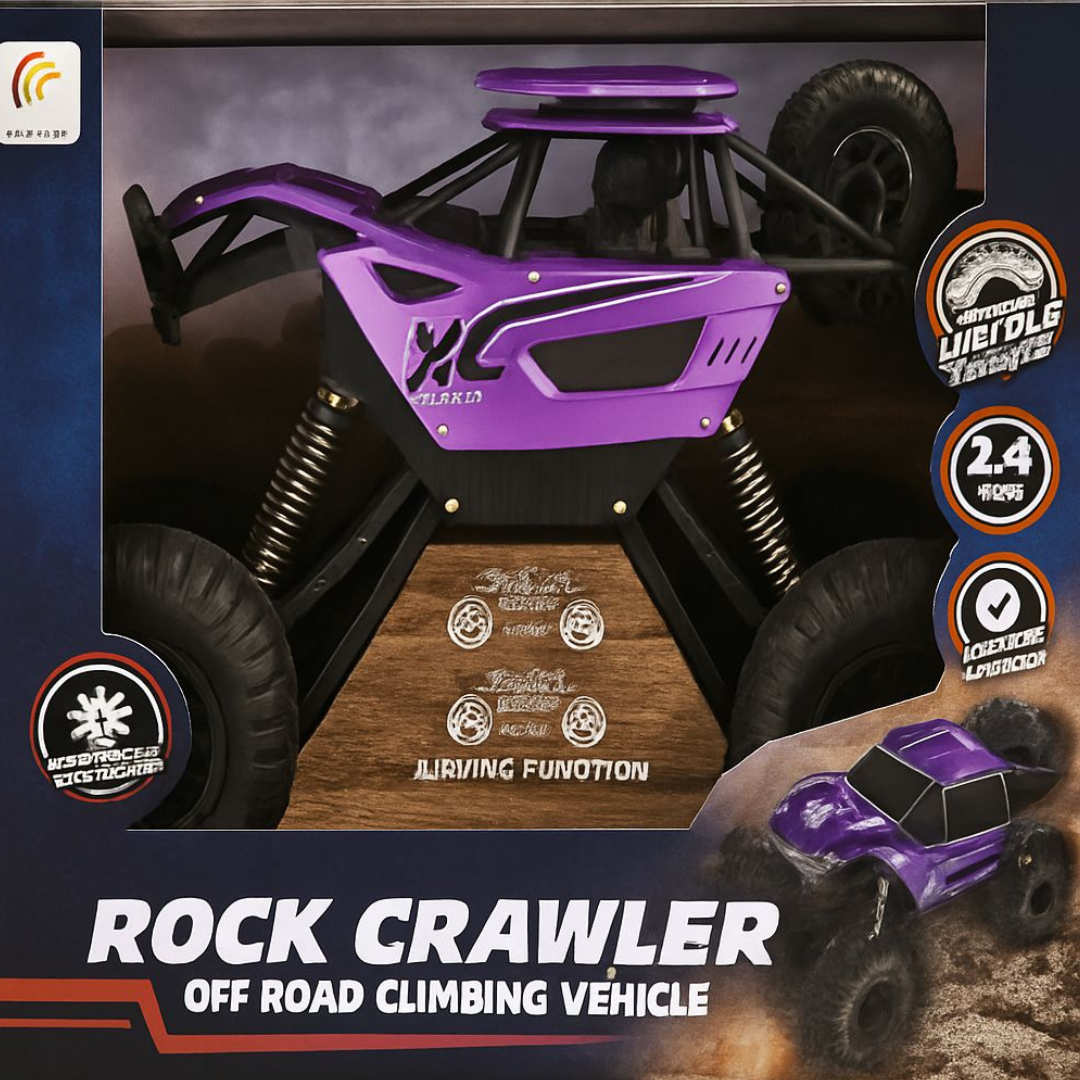 Remote Control Metal Rock Crawler – 4WD Off-Road RC Car for Kids & Adults UAE