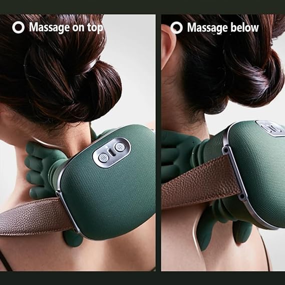 Portable Bionic Heated Neck Massager – 4D Shiatsu Neck & Back Massager