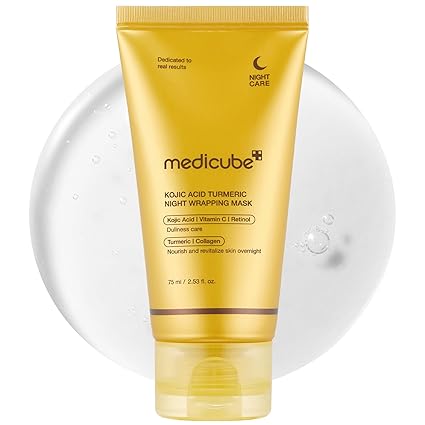 medicube Turmeric Overnight Wrapping Peel Off Mask – Korean Glass Glow Skin Care