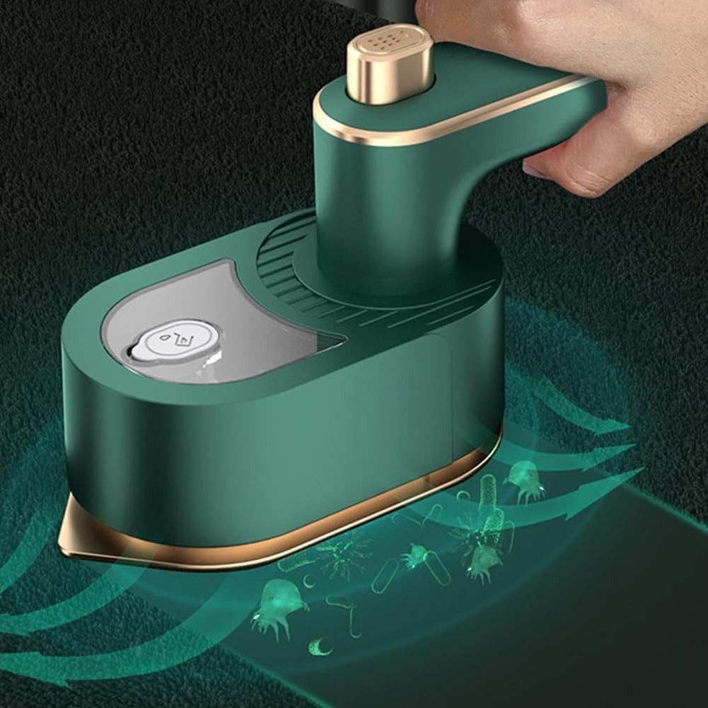 3 In 1 Mini Steam Iron – Portable Handheld Garment Steamer & Hair Straightener for Travel