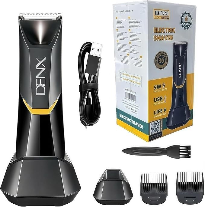 DENX Electric Trimmer – Waterproof Beard & Body Groomer for Men | USB Rechargeable UAE