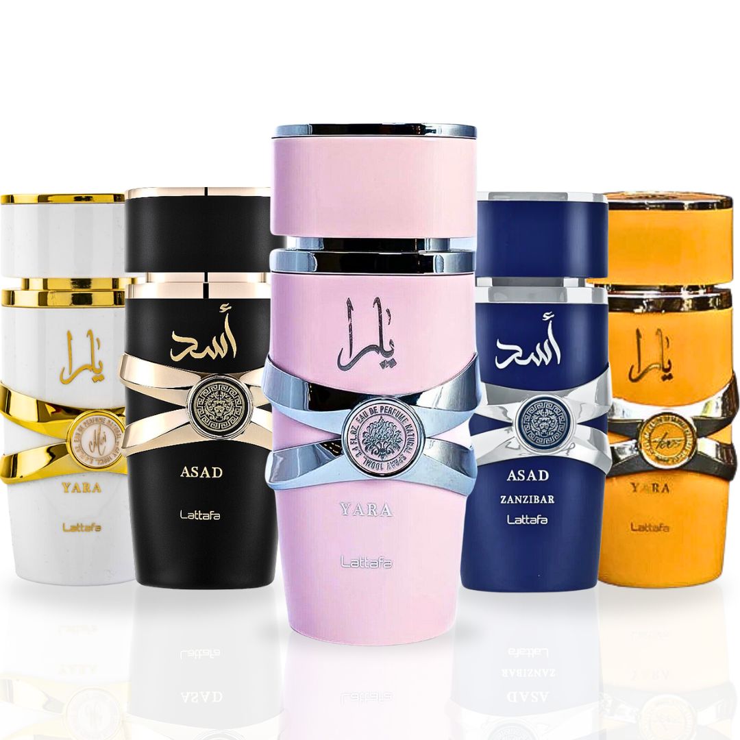Lattafa My Yara Collection 5-Piece Perfume Set 30ml – Luxury Arabic Fragrances for Men & Women