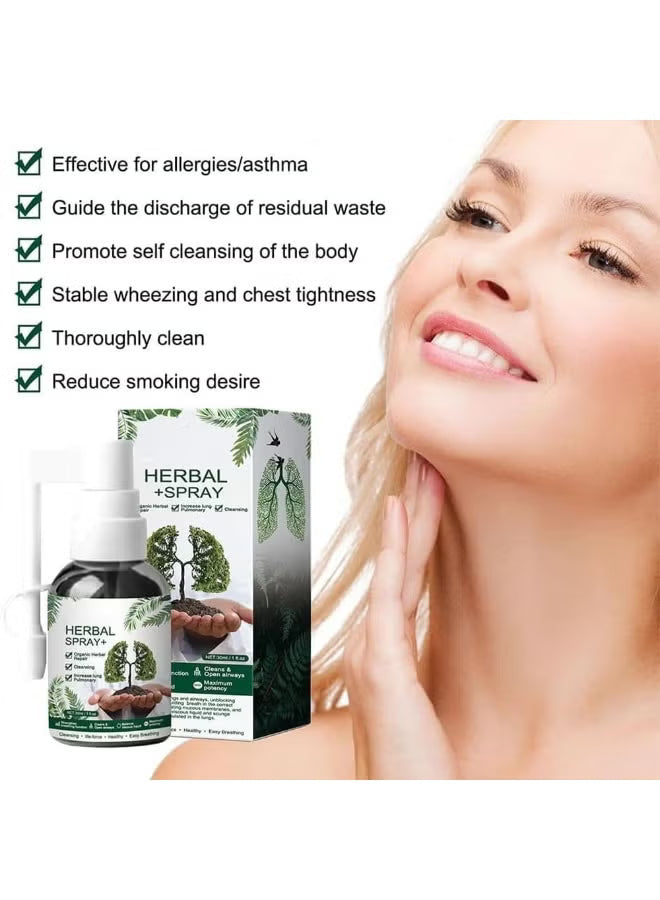 Googeer Herbal Lung Cleanse Mist – Natural Respiratory Support Herbal Spray