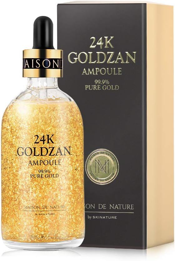 24K Goldzan Ampoule – 99.9% Pure Gold Brightening Serum for Dark Spots