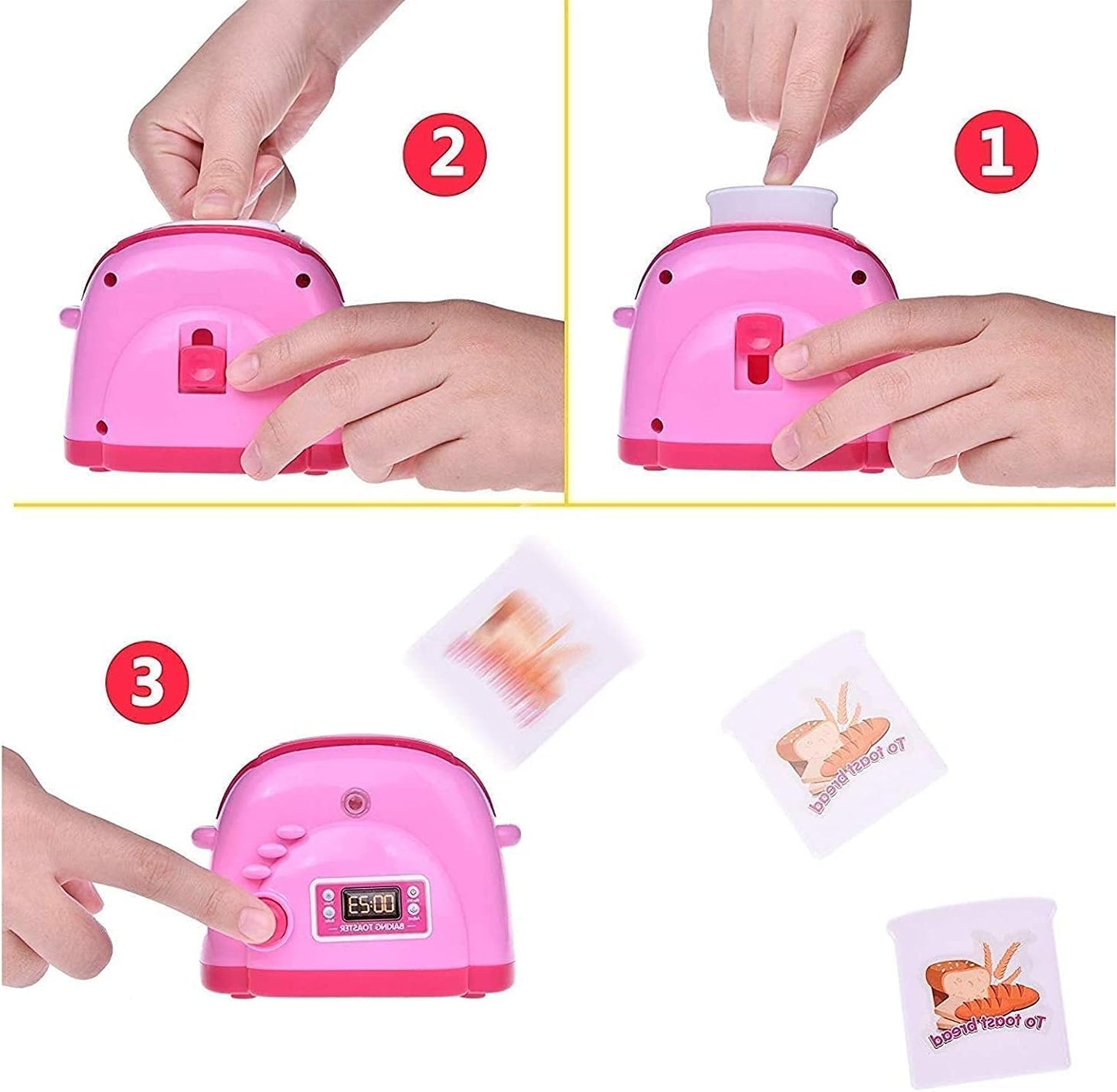 4-in-1 Kids Electric Household Kitchen Toy Set – Washing Machine, Vacuum, Sewing Machine &amp; Iron | Safe &amp; Fun Playset UAE