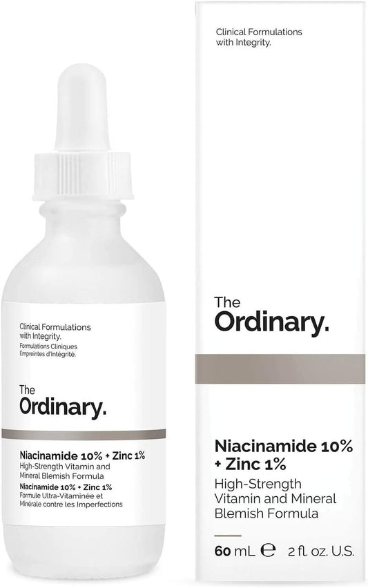 The Ordinary Niacinamide 10% + Zinc 1% Serum 60ml – Oil Control & Blemish Reducing Toner