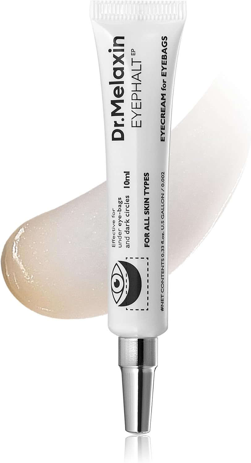 Dr.Melaxin Eyephalt Eyebag Cream – EGF Anti-Aging Under Eye Cream for Puffiness, Dark Circles & Wrinkles