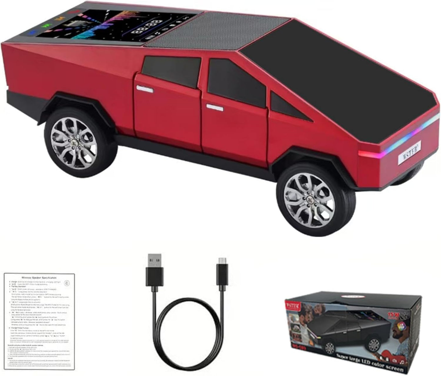 Pickup Truck Bluetooth Speaker | HD Sound, TWS, LED Light UAE