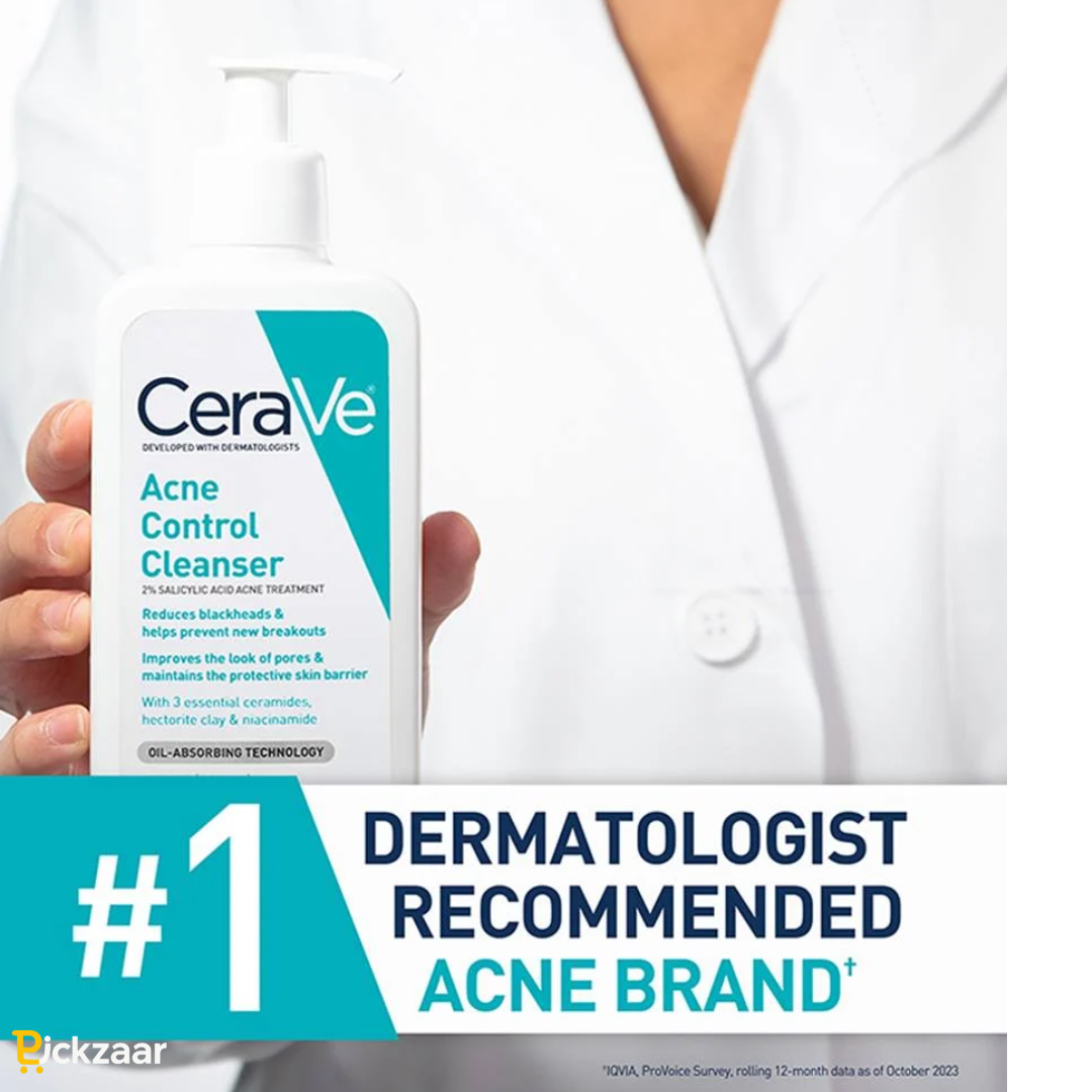 CeraVe Acne Control Cleanser 2% Salicylic Acid – Acne Face Wash UAE