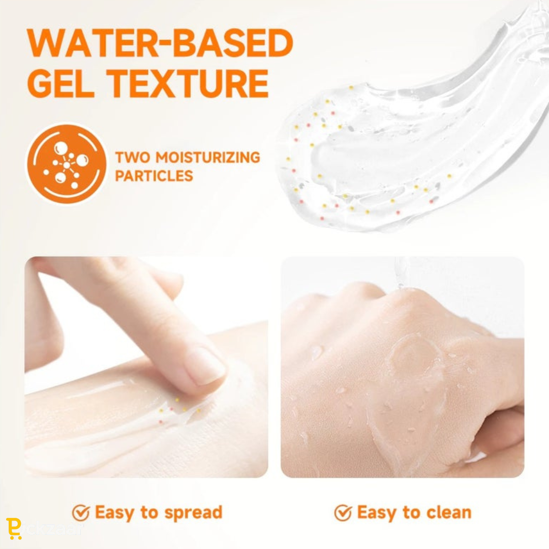 Orange Exfoliating Gel 50g – Face & Body Brightening Scrub Gel 2 Pack | Vitamin C Moisturizer