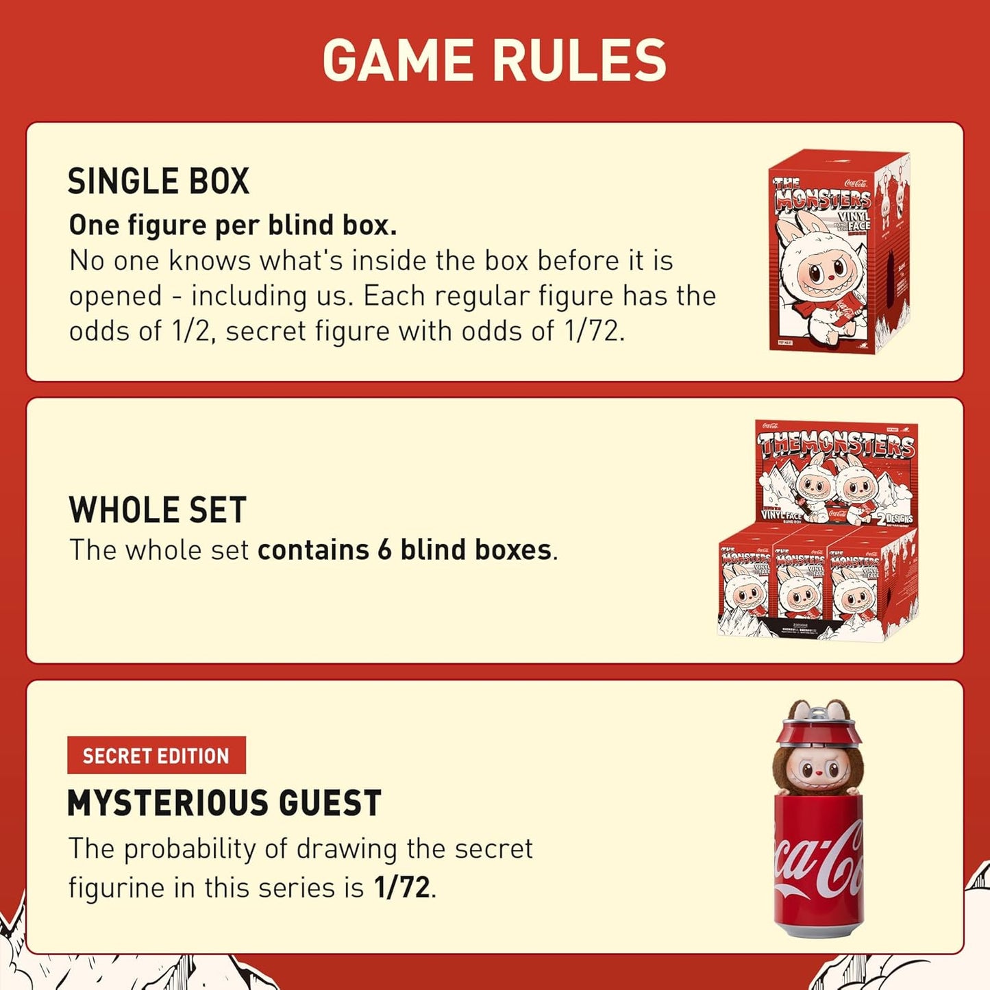 Labubu The Monsters COCA-COLA Blind Box | Random Collectible Vinyl Figures – Surprise Gift Toys UAE