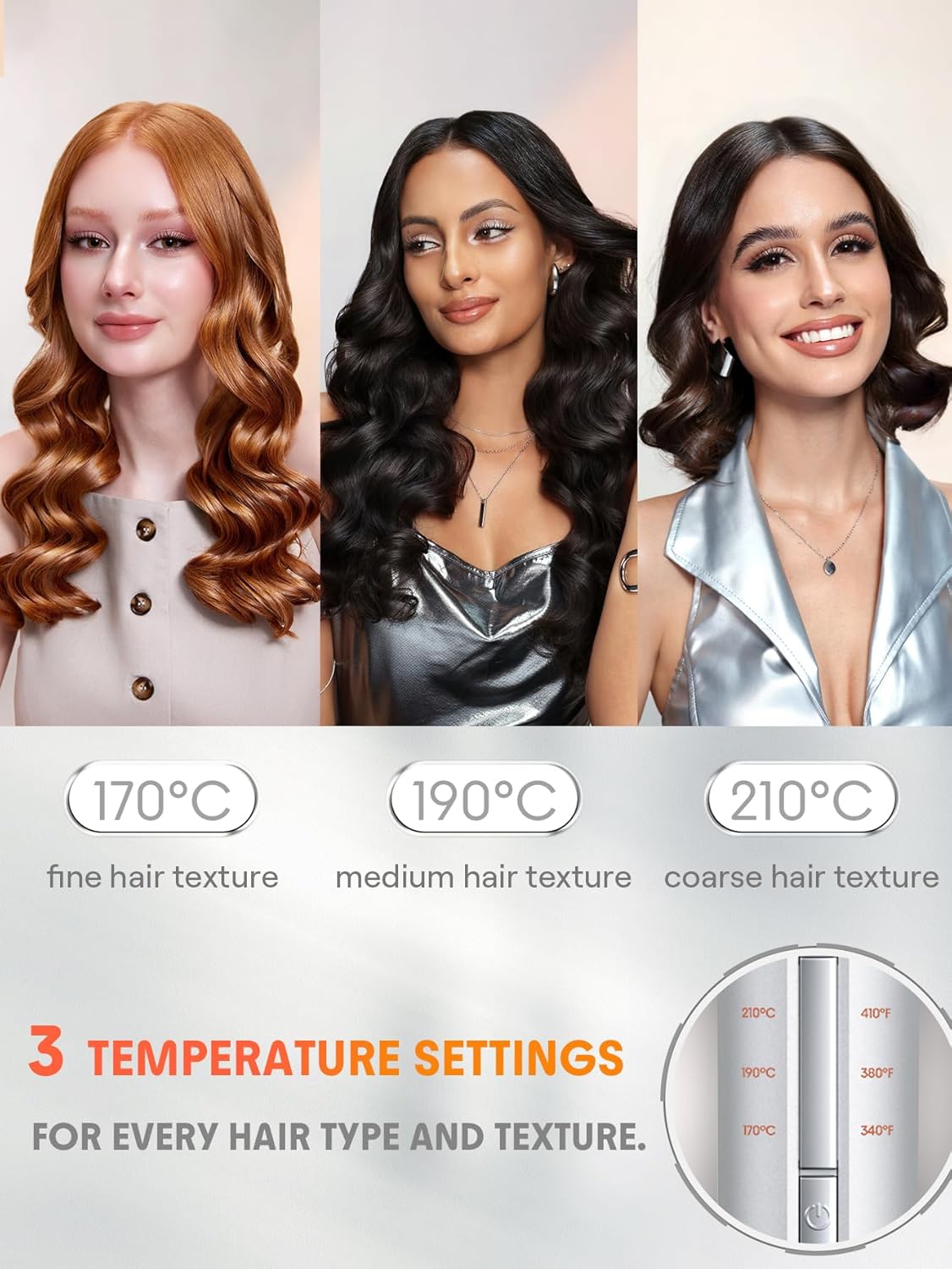 SHEGLAM Automatic Curling Iron 1-Inch | Fast Heating, Anti-Scald, Anti-Tangle &amp; 3 Heat Settings – GlossPro Ceramic Hair Curler&nbsp;