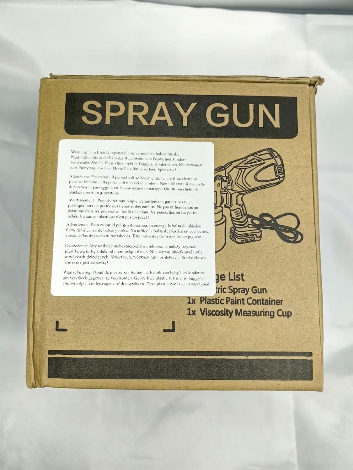 48V Battery Powered Paint Sprayer – 3 Spray Patterns, Electric Wall &amp; Fence Painting Gun.