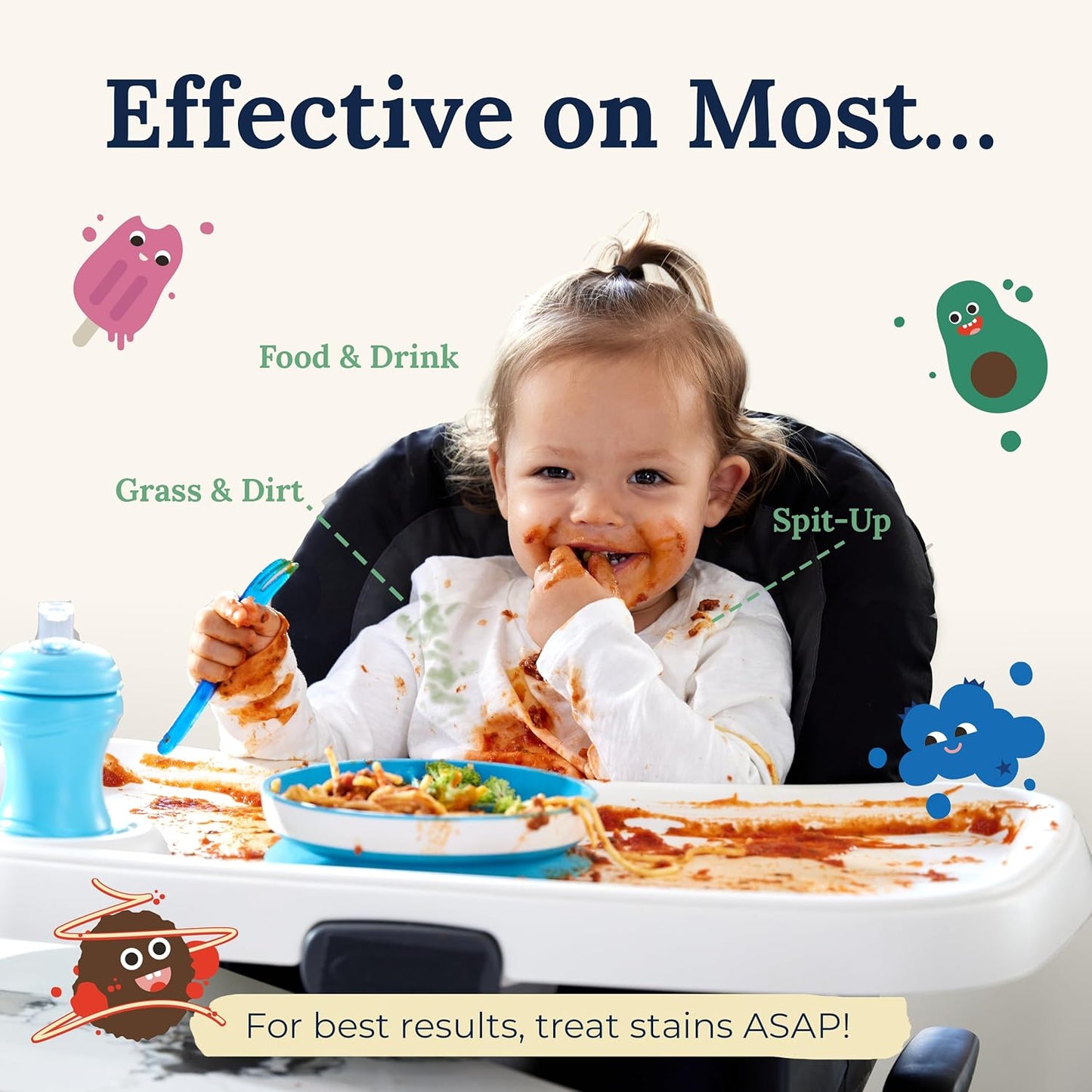 Messy Eater Stain Treater Spray – Powerful Stain Remover
