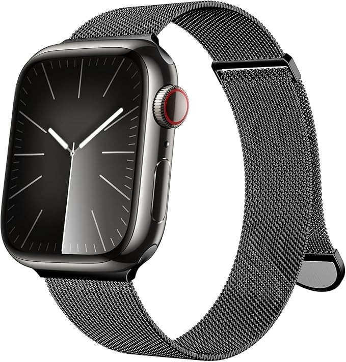 Smart Watch Series 10 with Metal Strap | Health Tracking, Magnetic Stainless Steel Band, iWatch Compatible