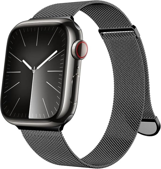 Smart Watch Series 10 with Metal Strap | Health Tracking, Magnetic Stainless Steel Band, iWatch Compatible