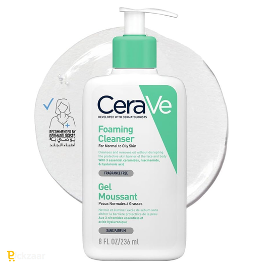 CeraVe Foaming Cleanser for Normal to Oily Skin with Hyaluronic Acid 236ml UAE