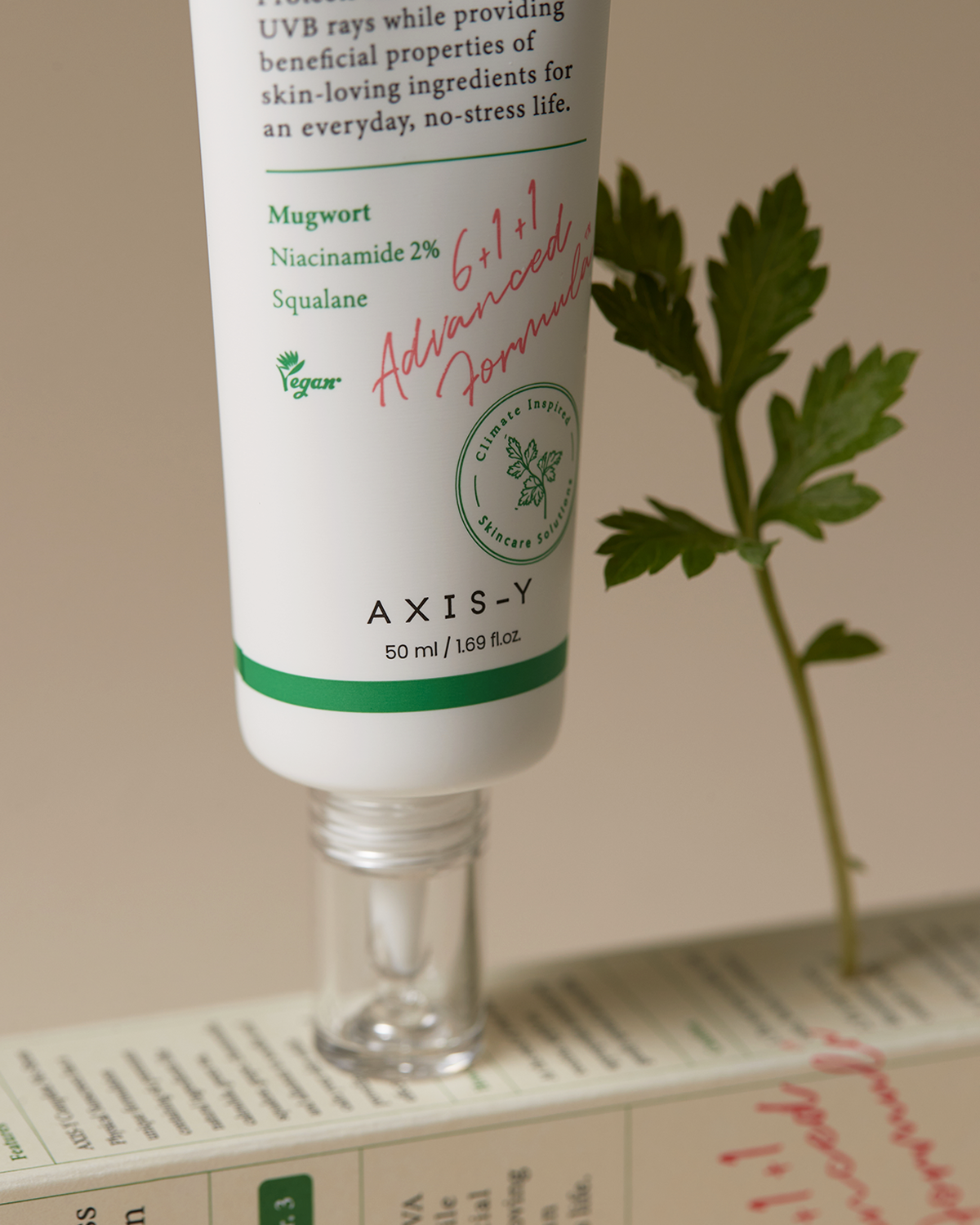 AXIS-Y Complete No-Stress Physical Sunscreen V.3 – 50ml Ultimate sun protection Zero stress