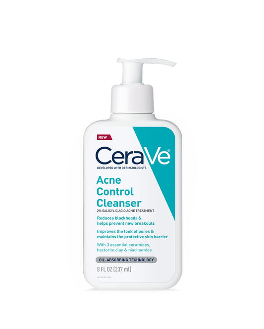 CeraVe Acne Control Cleanser 2% Salicylic Acid – Acne Face Wash UAE