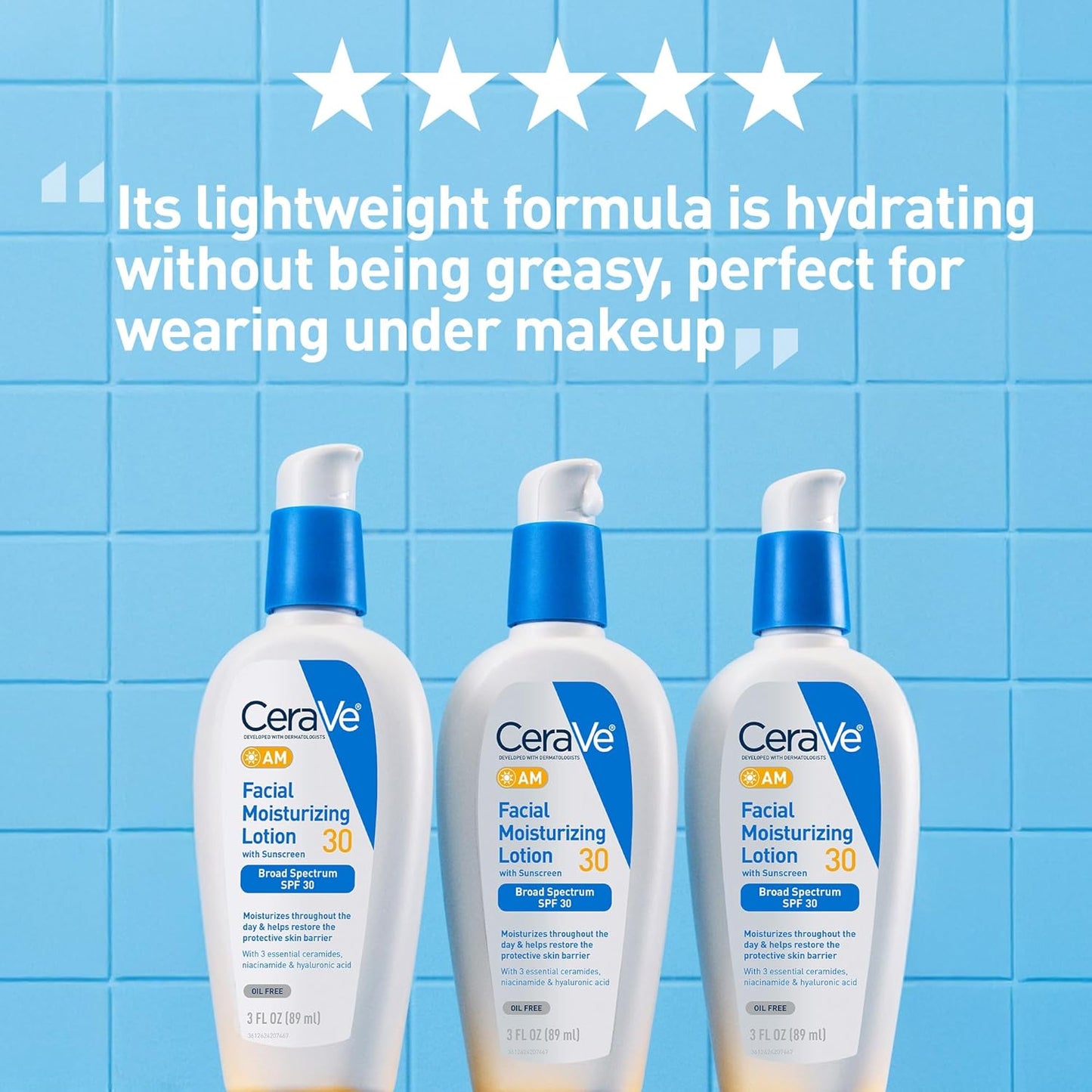 CeraVe AM Facial Moisturizing Lotion SPF 30 – 89ml